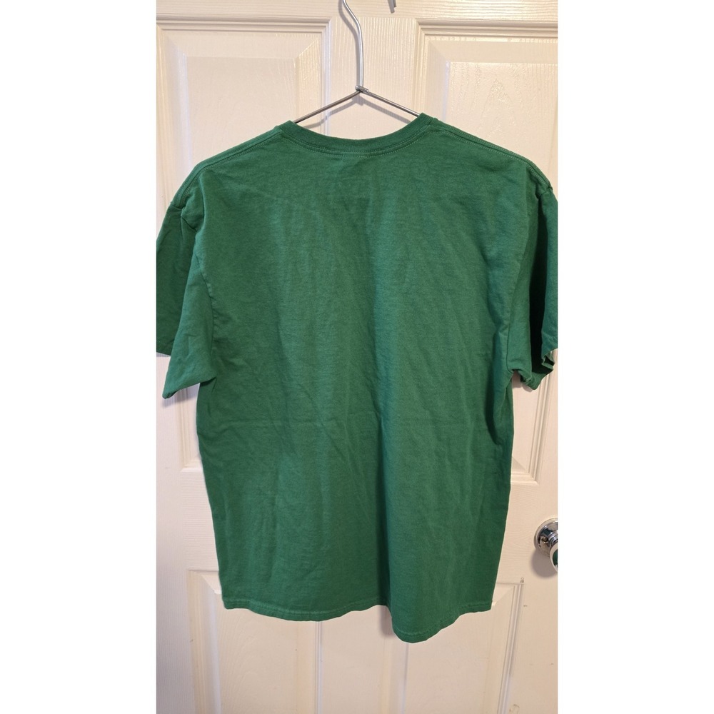 Funny Puma Pants Joke T Shirt Delta Pro Weight Green Graphic Humor Tee L - Picture 5 of 5